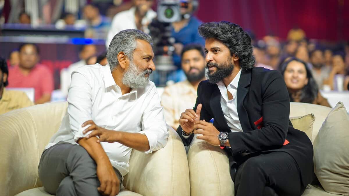Nani and SS Rajamouli