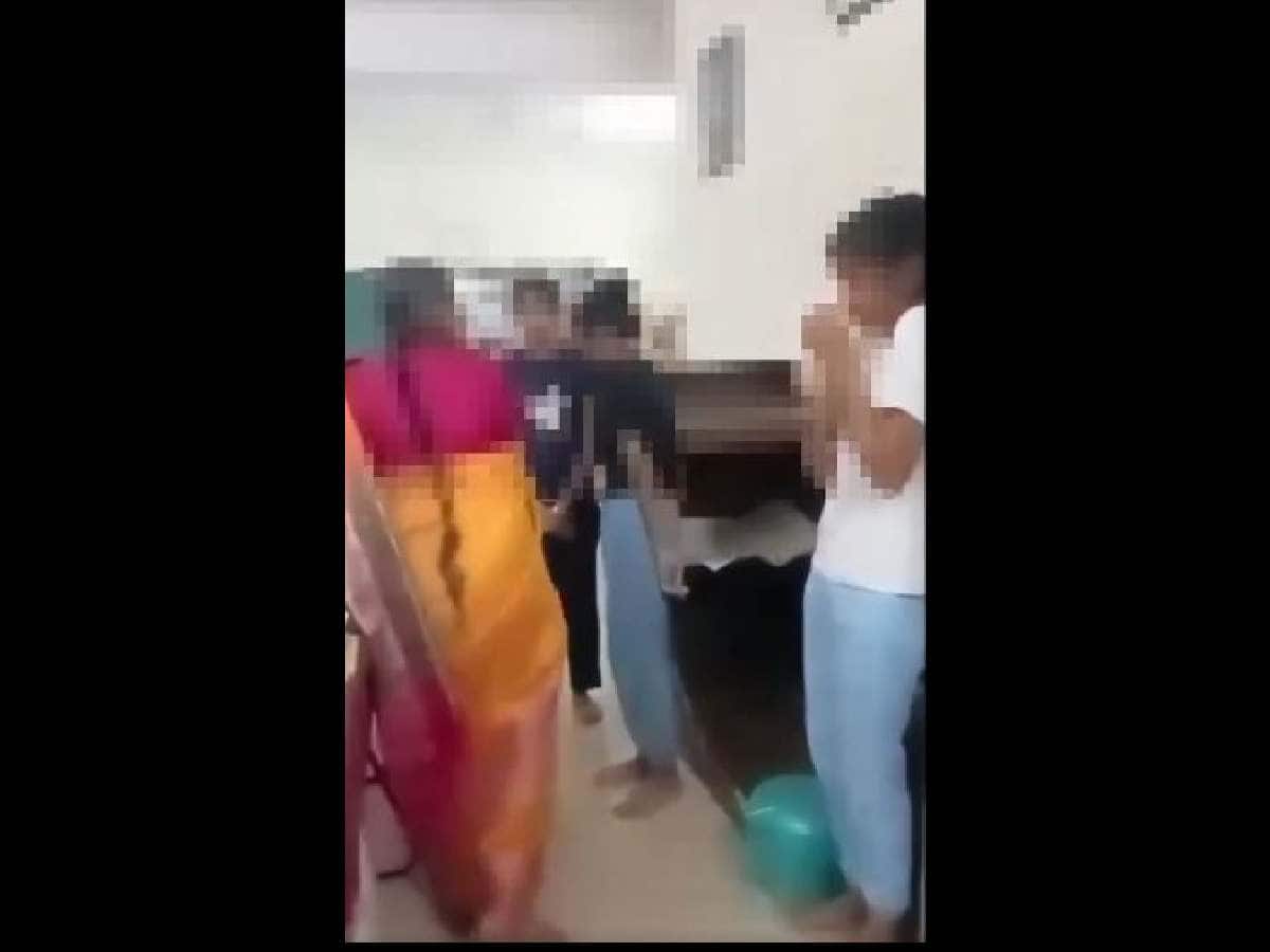 Principal beats students for sneaking out of school in Telangana