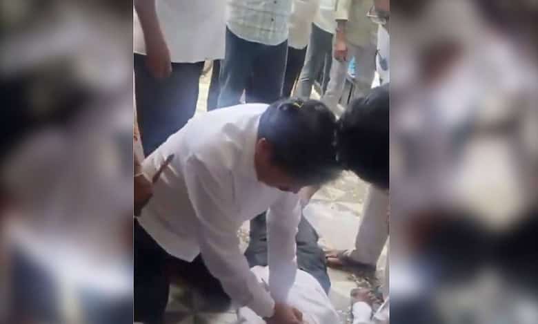Video: Bhadrachalam MLA saves Congress leader's life with CPR