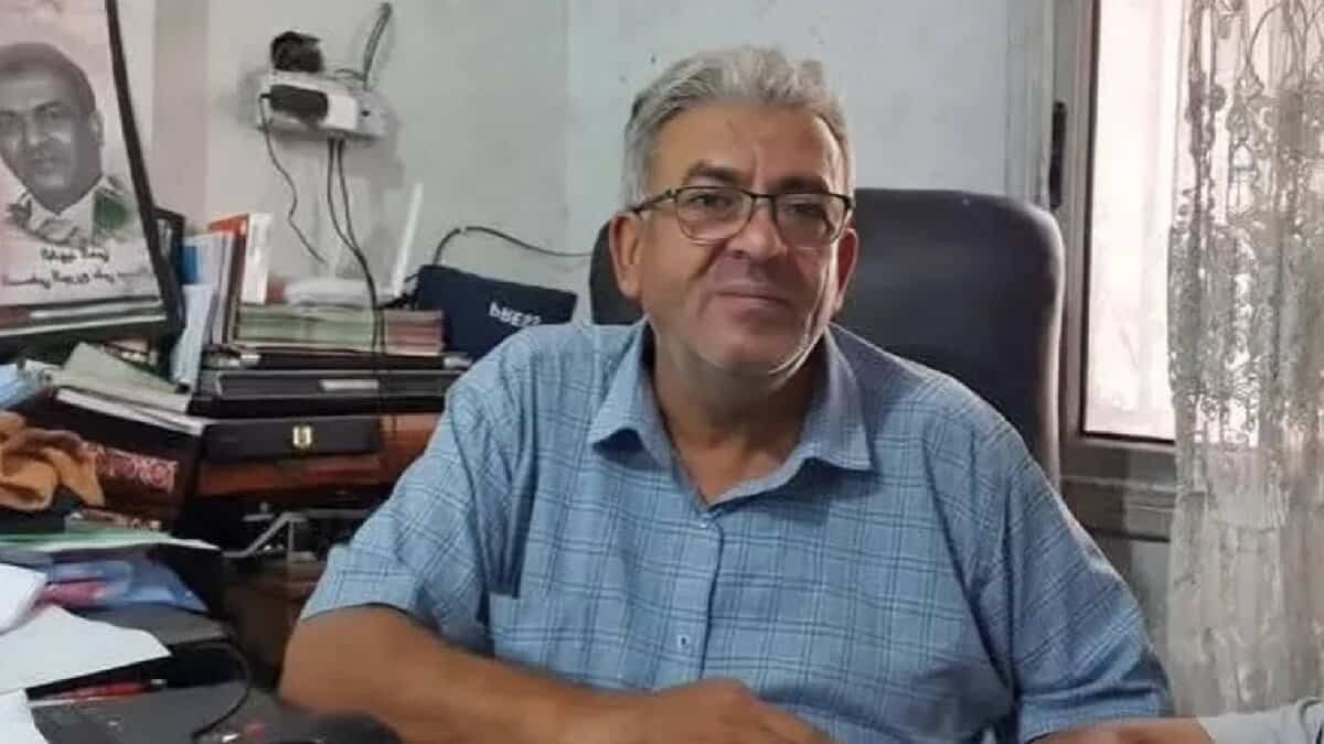Palestinian journalist Ali Al-Sarmoudi
