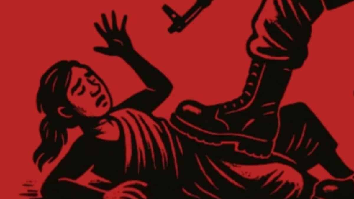 Adivasis and people's organiosations hold protest at Mulugu district collectorate demanding an end to Operation Kagaar in Chhattisgarh-Telangana border on April 30, 2025.