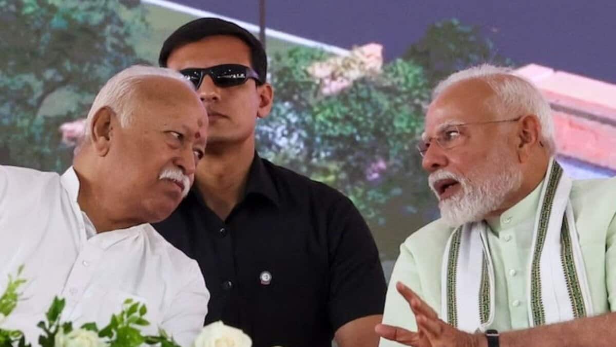 RSS chief Mohan Bhagwat met PM Modi