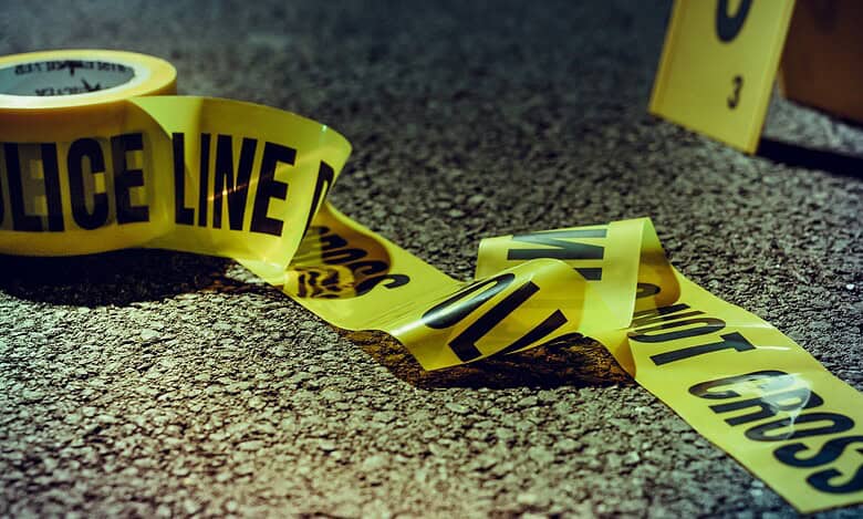Representational Image of crime scene