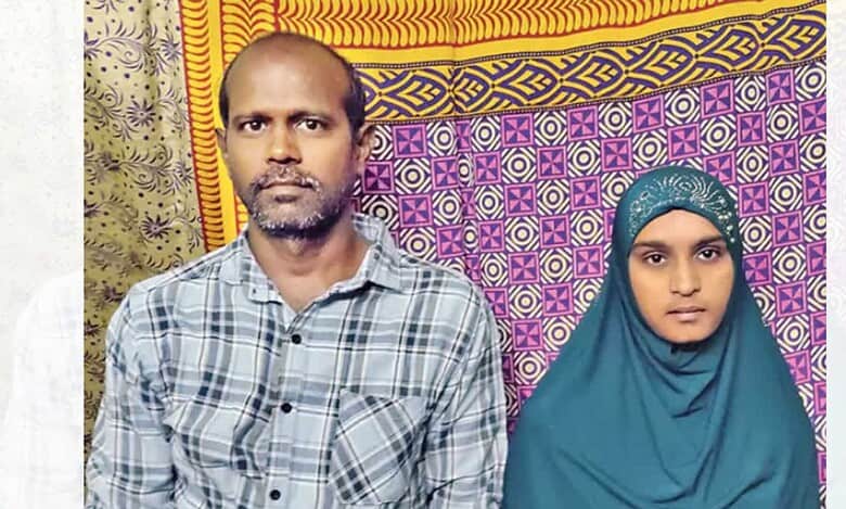 Father, daughter who cleared SSC exams together in Andhra Pradesh.