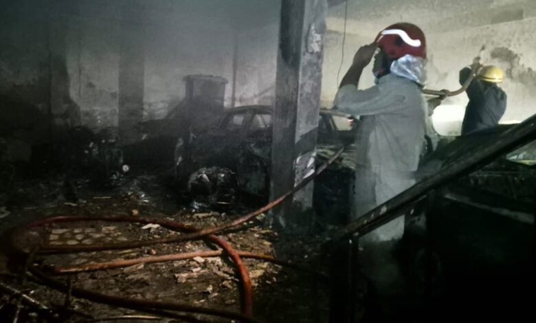 Fire at Shaheen Bagh