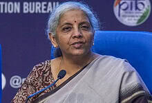 Finance Minister Nirmala Sitharaman