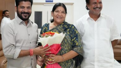 Revanth Reddy felicitates new rights body chief Kothakota Seetha Dayakar Reddy