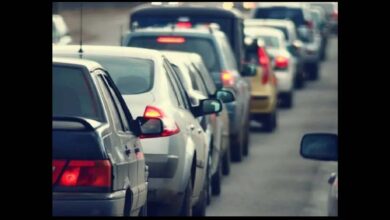 A representational image depicting traffic