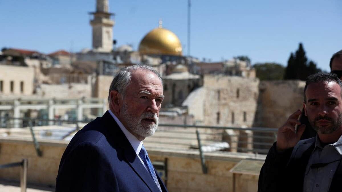 US ambassador to Israel Mike Huckabee l