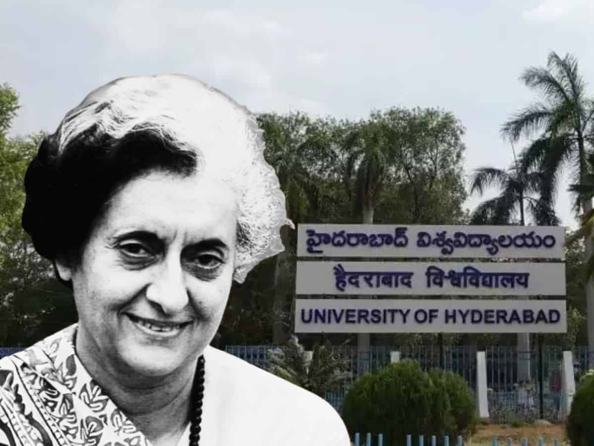 The HCU/UOH's connection with the Gandhis and the Telangana agitation in 1969.