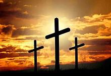 The image displays a representational image of Christianity. April 16, 2025