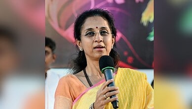 The image displays a picture of Maharashtra political leader Supriya Sule. April 19, 2025