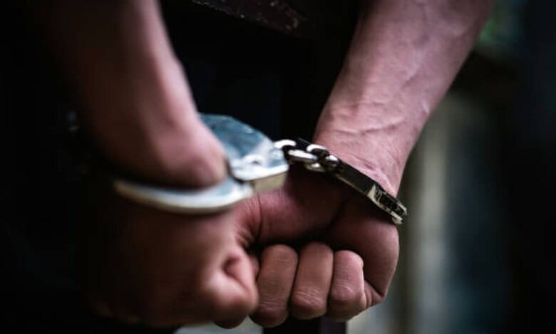 The image displays a representational image of arrested. April 21, 2025