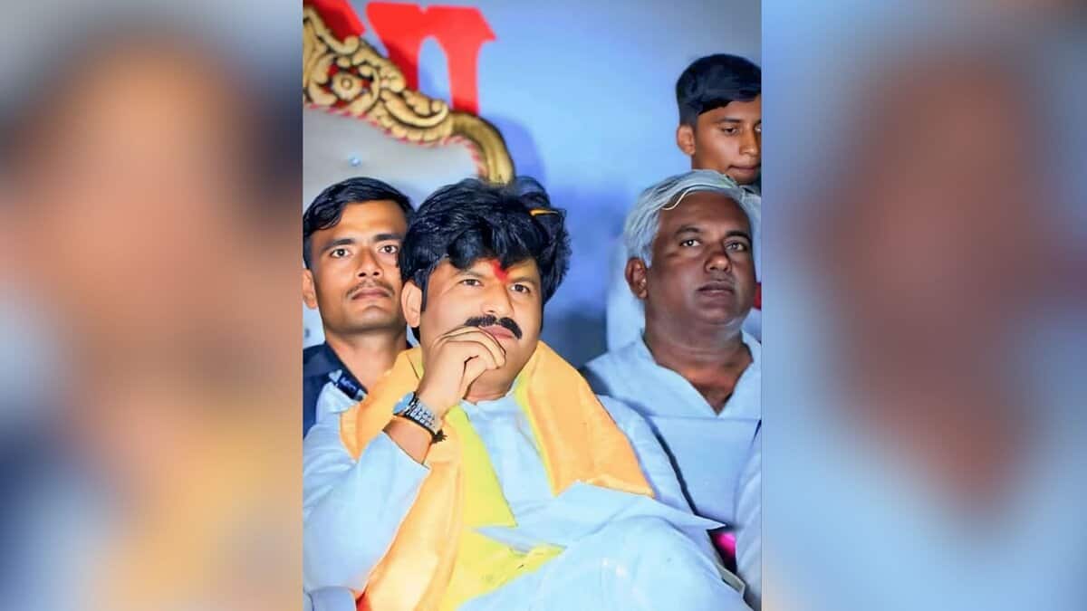 The image displays a picture of BJP MLA Gopichand Padalkar. April 26, 2025