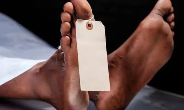 A representational image of a dead body