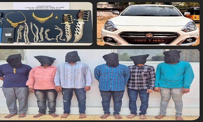 Accused caught for robbery in Hyderabad