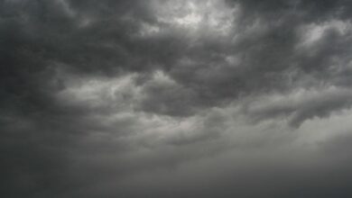 Representational photo of cloudy sky amid IMD Hyderabad of rains.