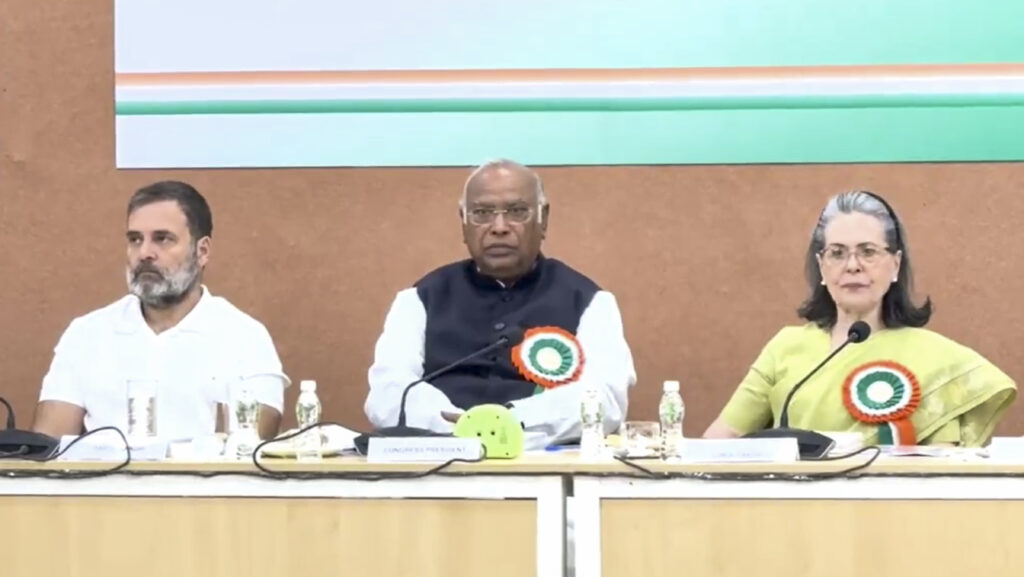 Congress Working Committee meeting in Ahmedabad