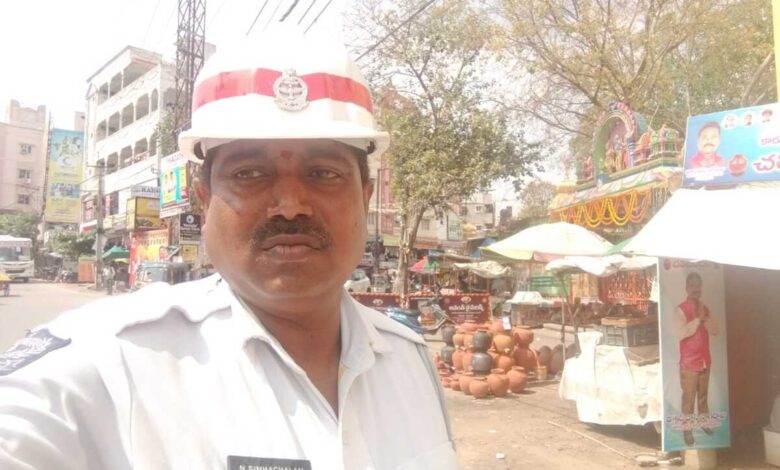 Traffic home guard killed as truck runs amok in Hyderabad