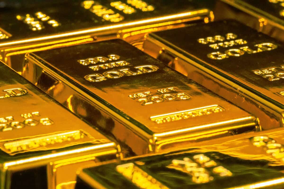 Representational photo of gold whose rates decline in Hyderabad.