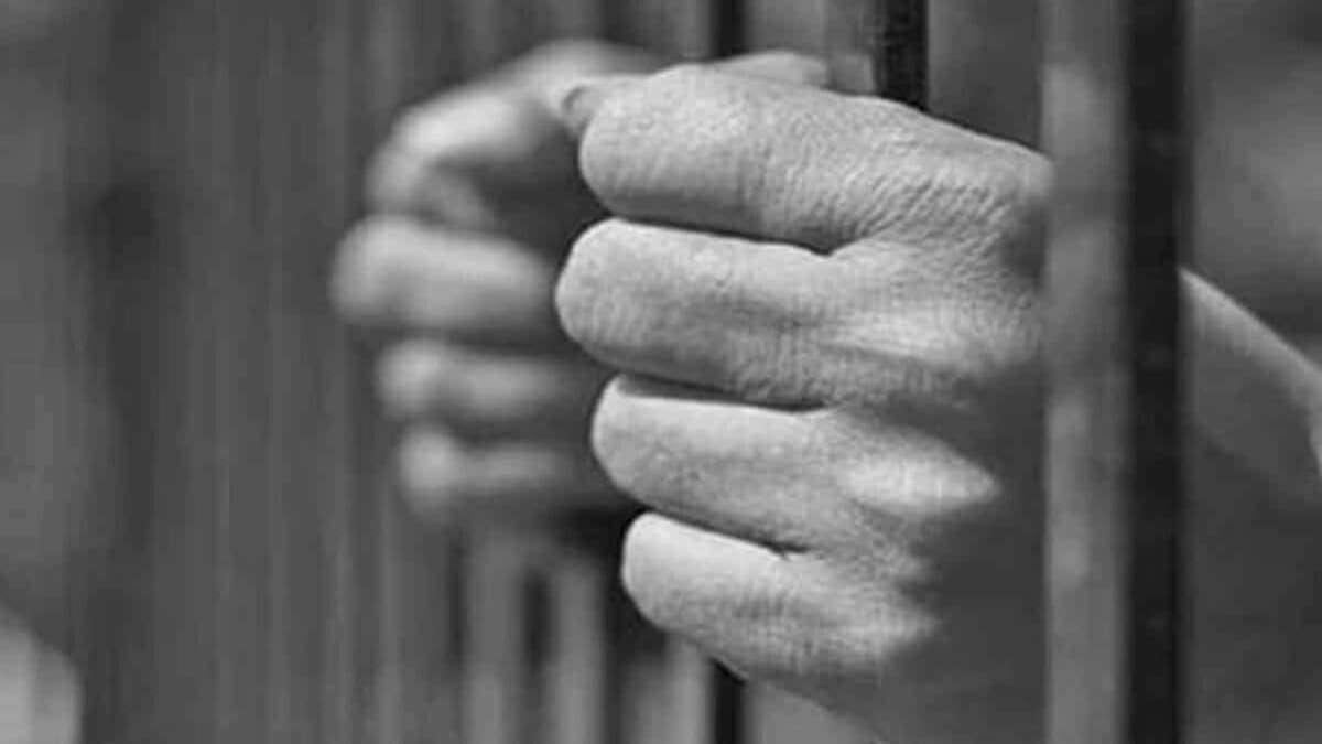 Man behind bars
