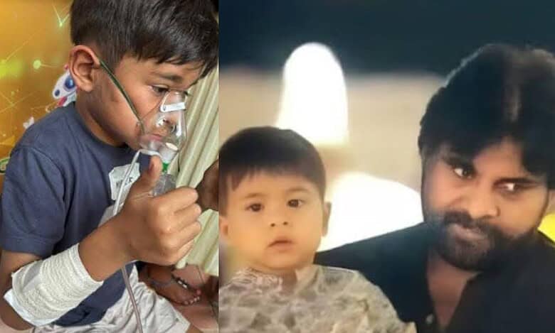 Photo of Pawan Kalyan's son from hospital after accident goes viral