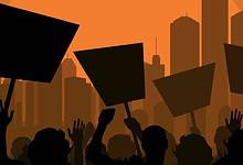 Representational photo of protest in Hyderabad