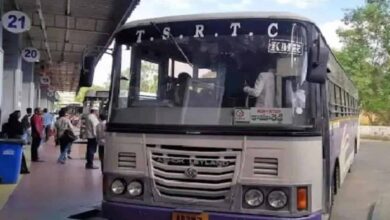 Telangana RTC bus strike