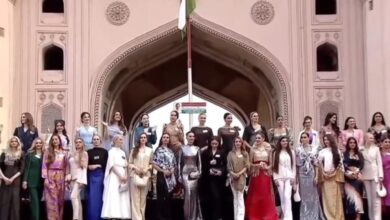 109 Miss World 2025 contestants visit Charminar on May 13