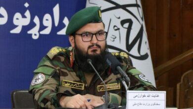 Afghan Defence Ministry spokesperson Enaitullah Khawarzmi
