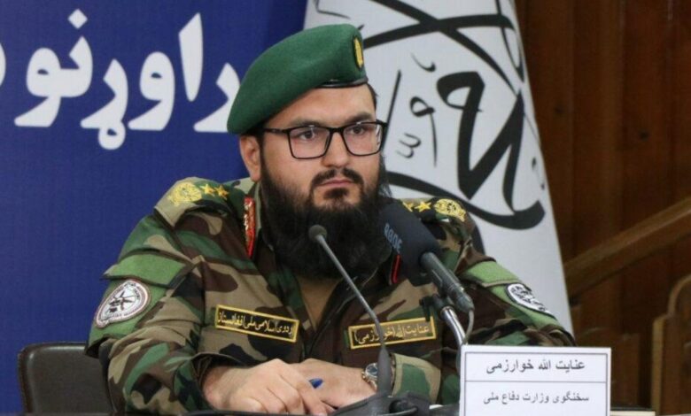 Afghan Defence Ministry spokesperson Enaitullah Khawarzmi