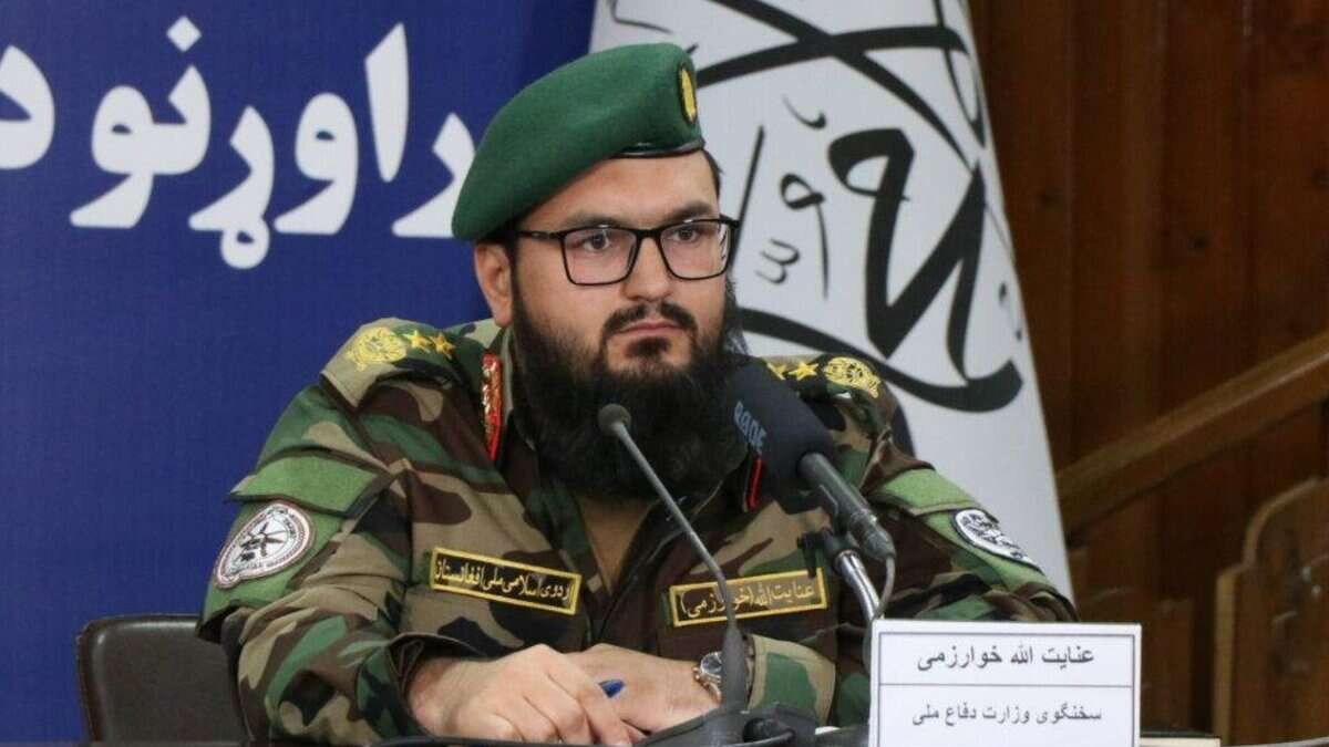 Afghan Defence Ministry spokesperson Enaitullah Khawarzmi