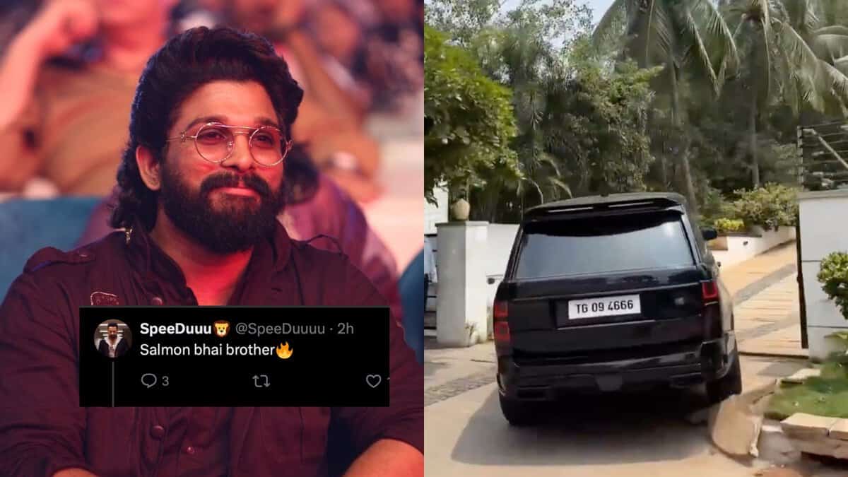 Allu Arjun's viral car driving video
