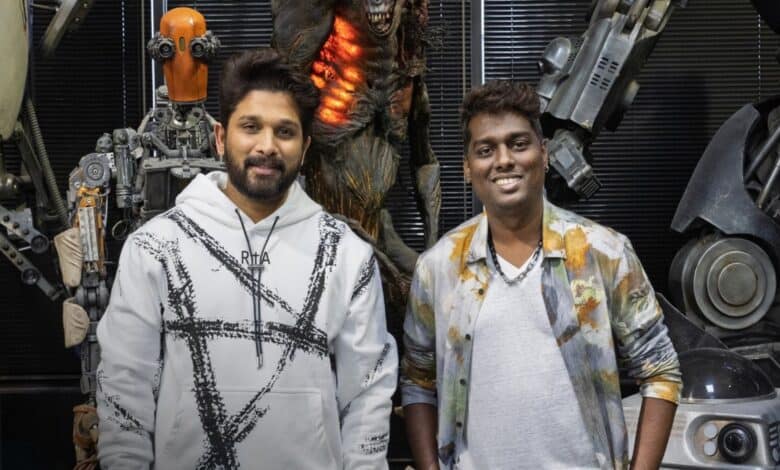 Allu Arjun with Atlee Kumar