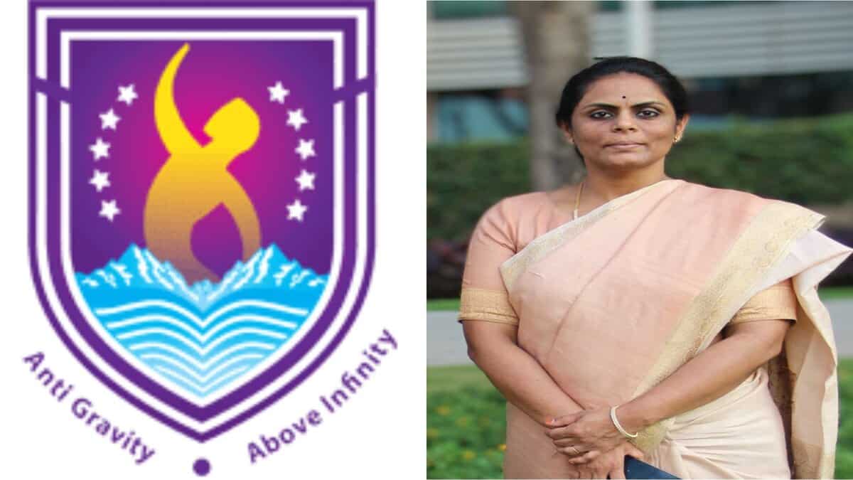 Alugu Varshini explains various steps being taken by TGSWREIS to make the students job ready and future ready.