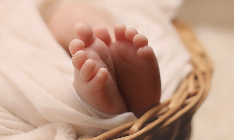 Representational Image of baby's leg