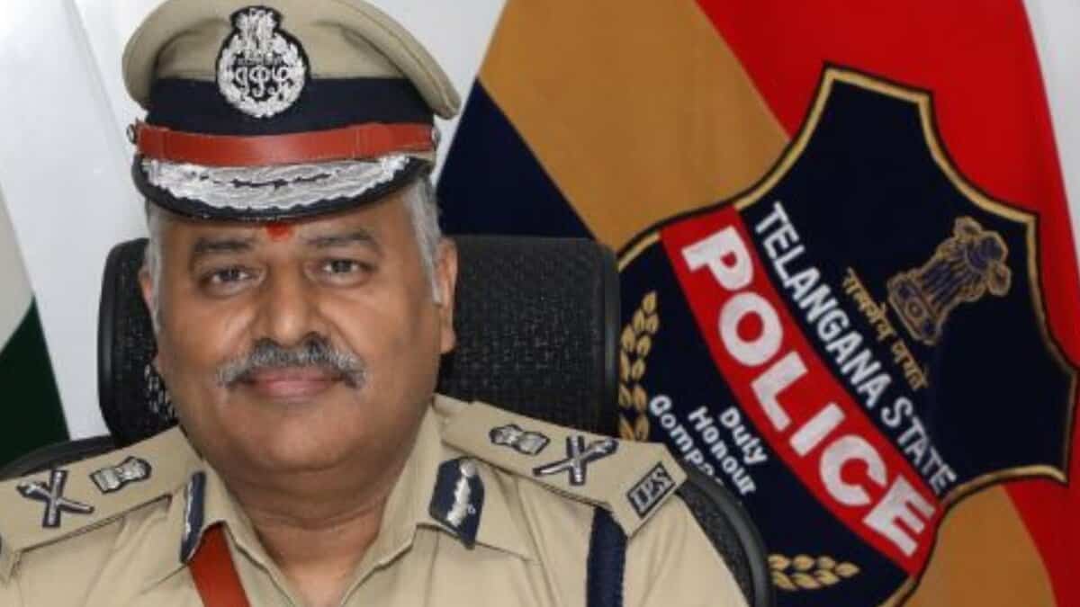 Director General of Telangana police, Dr Jitender