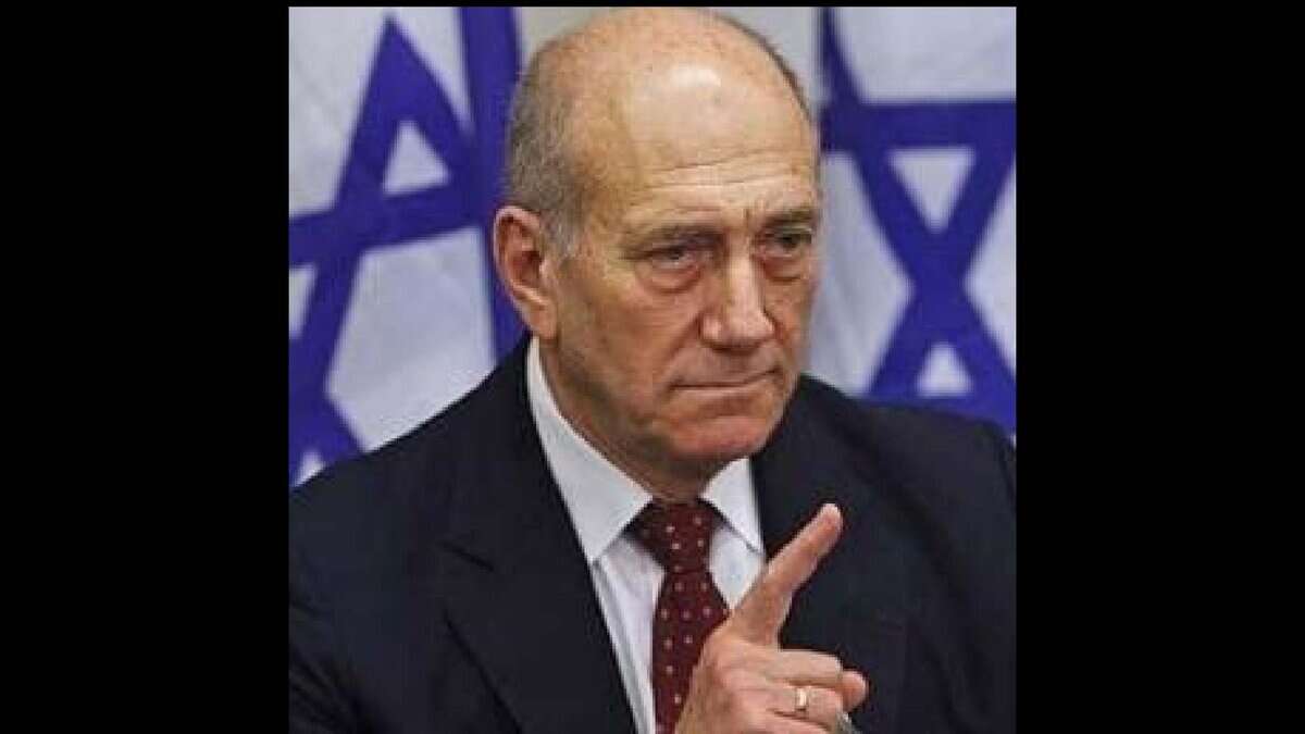 Former Israeli PM Ehud Olmert