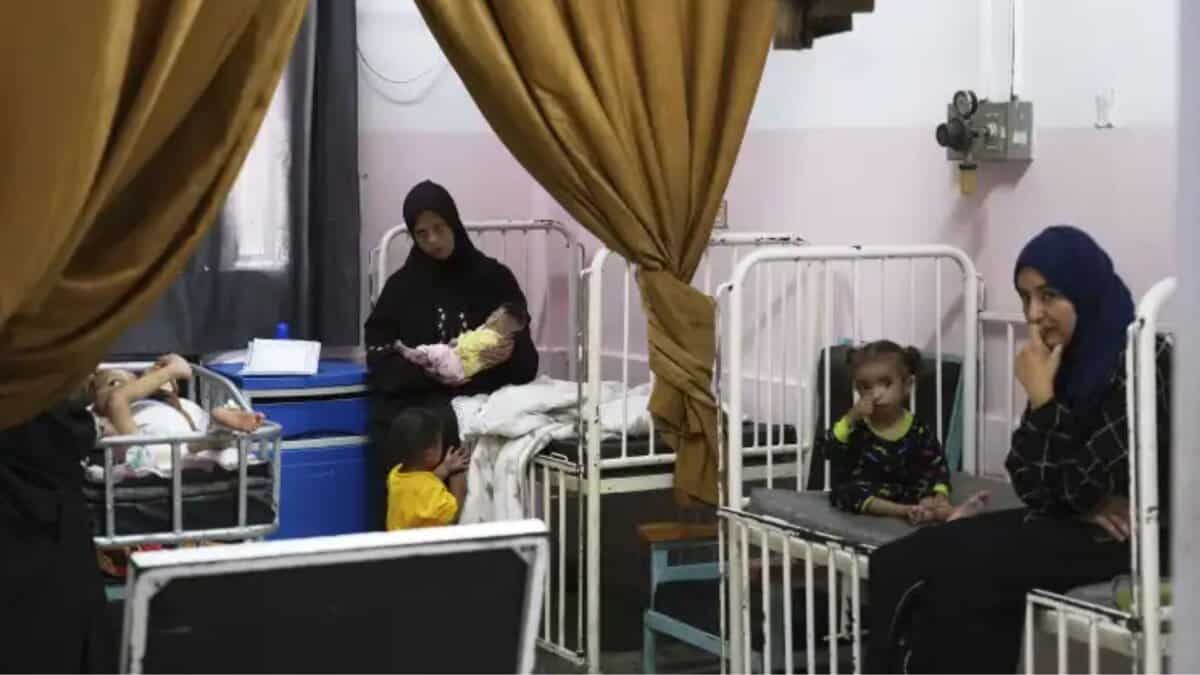 Gaza's main hospital is overwhelmed with children in pain from malnutrition
