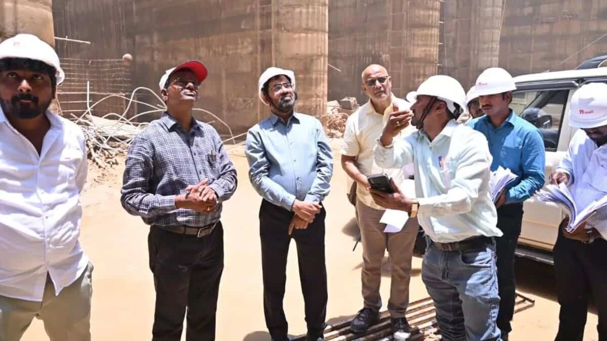 HMWS&SB MD Ashok Reddy orders Megha Engineering and Infrastructures Limited to complete the construction of Sunkishala project by April, 2026.