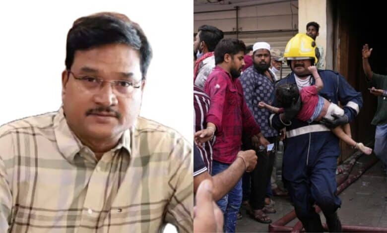 HYDRAA commissioner AV Ranganath says lack of fire safety measures in old structures in Hyderabad caused Gulzar Houz fire accident tragedy on Monday, May 19, 2025.