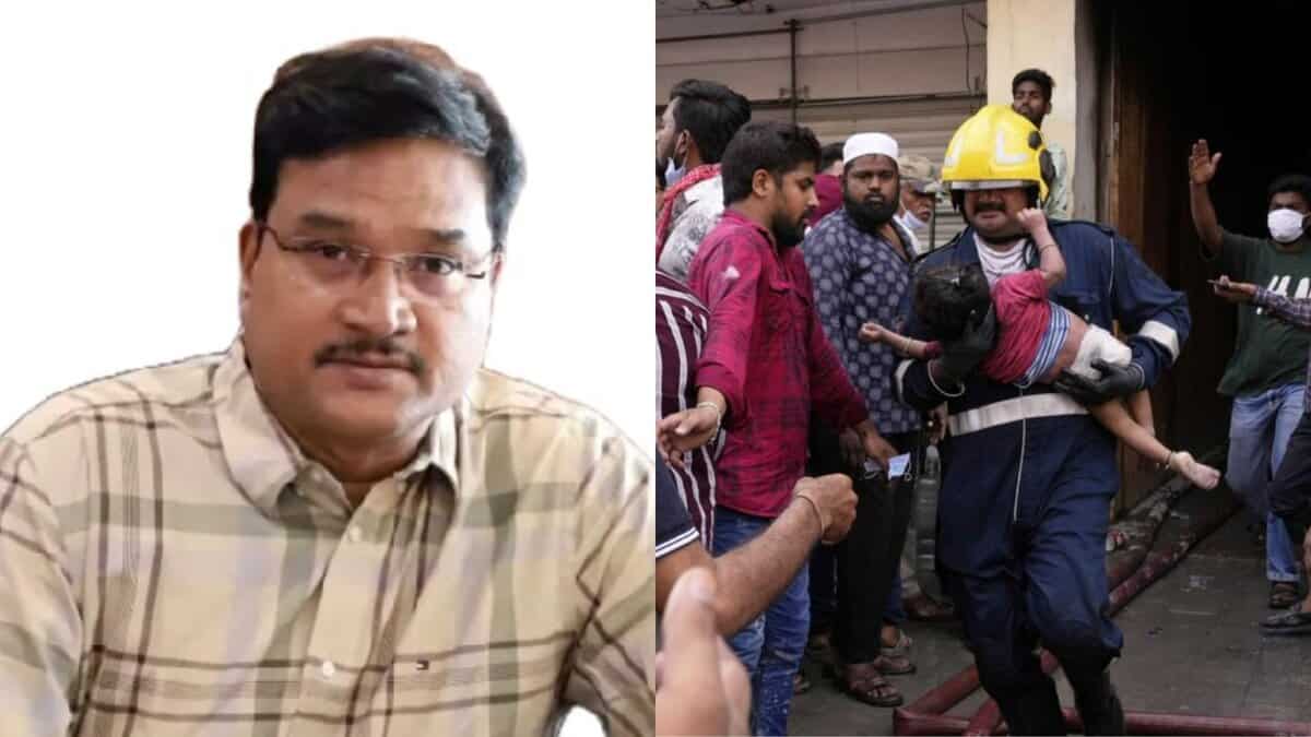HYDRAA commissioner AV Ranganath says lack of fire safety measures in old structures in Hyderabad caused Gulzar Houz fire accident tragedy on Monday, May 19, 2025.