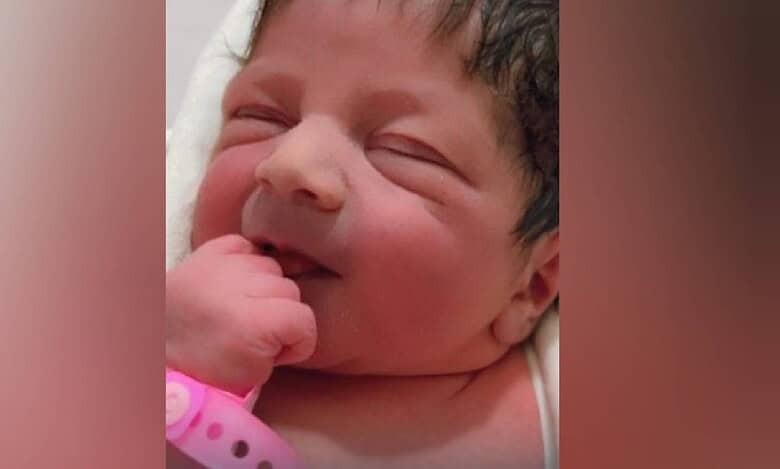Newborn baby girl named Madinah, the first baby born during Haj 1446 AH–2025, at Maternity and Children's Hospital in King Salman Medical City, Madinah, Saudi Arabia. Born to a 40-year-old Afghan pilgrim.