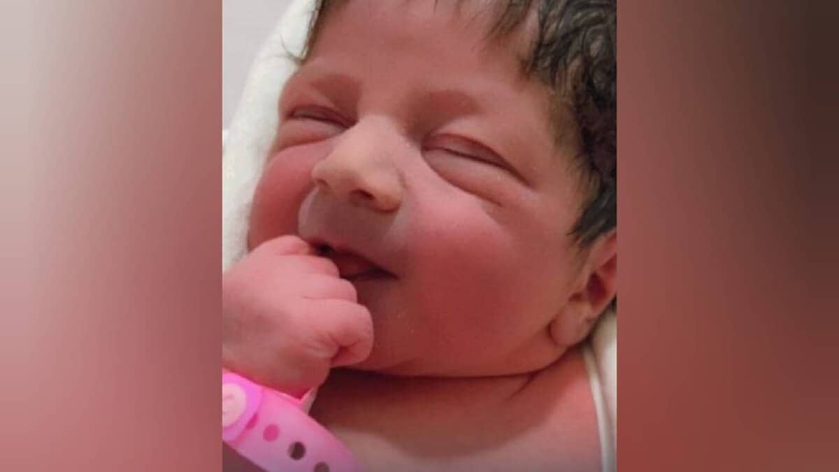Newborn baby girl named Madinah, the first baby born during Haj 1446 AH–2025, at Maternity and Children's Hospital in King Salman Medical City, Madinah, Saudi Arabia. Born to a 40-year-old Afghan pilgrim.