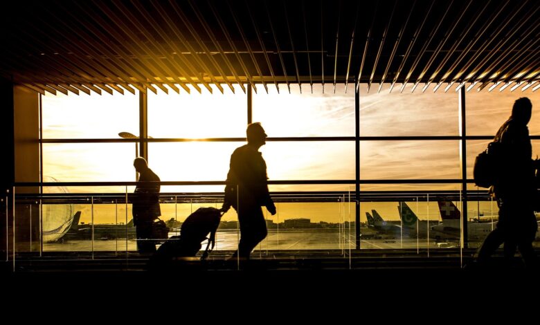 Representational photo of passengers arriving at Hyderabad airport following advisory.