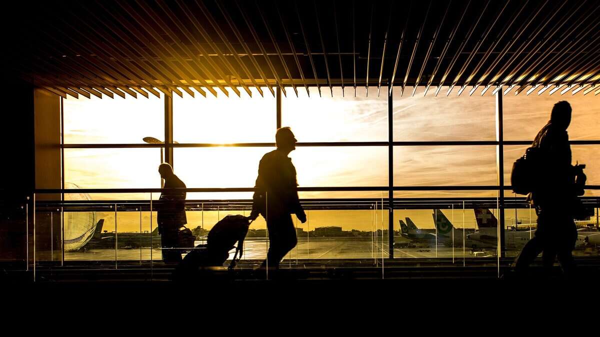 Representational photo of passengers arriving at Hyderabad airport following advisory.