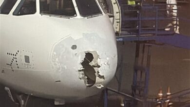 IndiGo flight to Srinagar hits sudden hailstorm, nose damaged but lands safely