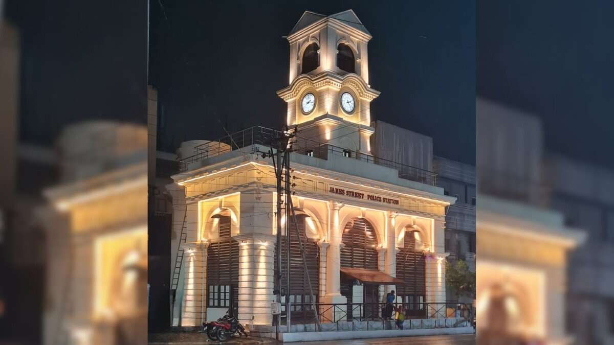 Hyderabad: Historic James Street Police Station in Secunderabad restored. Image of the James Street Police Station.