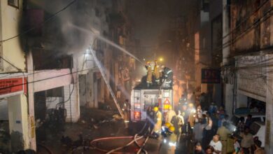 Kanpur, UP Fire-fighting operations continue
