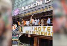 Video: Karachi Bakery vandalised in Shamshabad, anti Pak slogans raised